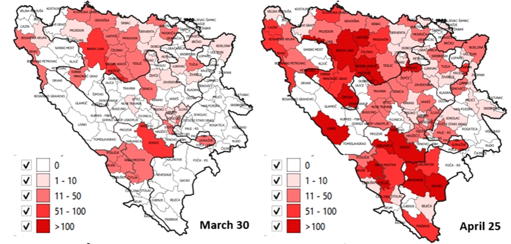 SARS-CoV-2 virus outbreak and the emergency public health measures in Bosnia and Herzegovina: January – July, 2020